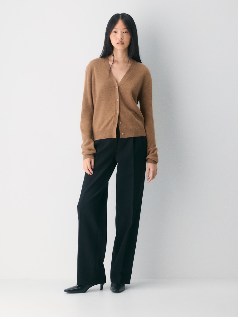 Aritzia Bare Cashmere Laureate Cardigan